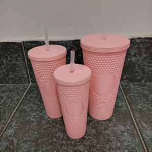 3in1 Starbucks studded tumbler set