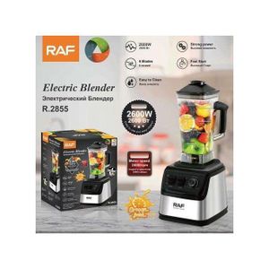 RAF Blender,Heavy Duty Commercial Electric Mixer Blender with 2L jar-2600W - BLACK