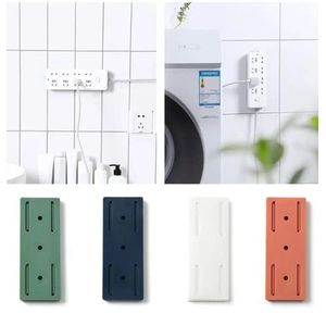 4pcs Self-Adhesive Punch-free Socket Holder