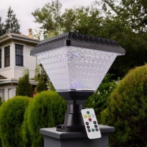 Intelligent Light Control Dusk to Dawn Sensor LED Solar Garden Main Gate Lamp Waterproof Outdoor Light