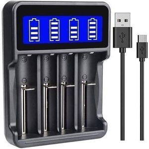 4 BAY 18650 26650 18490 AAA AA MULTI SMART CHARGER