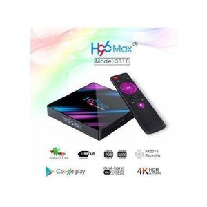 H96 Max Smart TV BOX Android 10.0 4K 4+32GB 2.4G/5.8G
