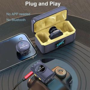 SX23 Wireless Microphone Dual Clip On Set for Professional Sound Capture