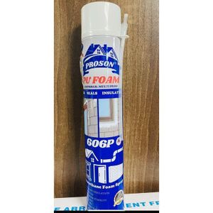 Proson High quality Polyurethane PU Insulating Foam Sealant Joint filler for Professional builders  and DIY Projects ,Multipurpose Expandable PU Foam Spray for Window, Tile, Door, and AC Gaps (750ml)