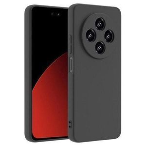 Smartphone Xiaomi Redmi 14C BACK COVER // All Side Shock Proof Rubberised Back Case Cover For Xiaomi Redmi 14 C-Black