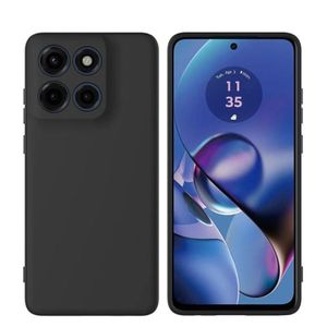 Motorola Moto G56 5G Soft Silicone Back Cover - Premium, Durable, Anti-Slip - Black