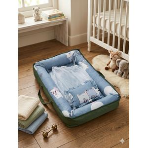 Baby PORTABLE COSLEEPER WITH MOSQUITO NET AND PILLOW 