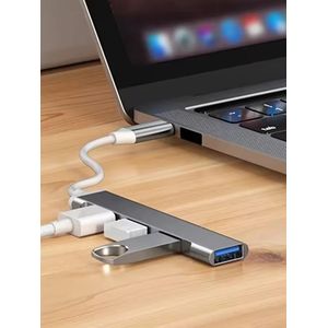 4-Port Multi-Splitter Type C Hub USB Adapter OTG for Xiaomi Lenovo MacBook 13 15 Air pro PC - Computer Accessories