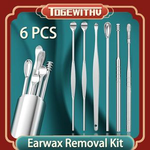 10 Pieces Ear Wax Removal kit for Kids 4 Toddler Ear Cleaner with Led Baby  Earwax Remover and 6 Stainless Steel Wax Remover Earwax Tweezers with