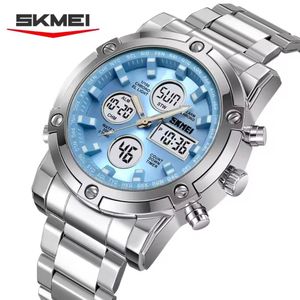 Skmei Multi-Functional DualDisplay Waterproof Metal Watch