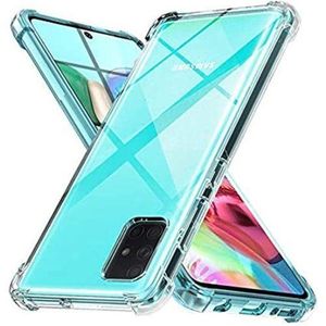 Non-Yellowing TransparentHard Back PC+TPU Cover Case for Samsung Galaxy A71
