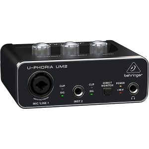 Behringer U-PHORIA UM2 2 x 2 Audio interfacce with USB 2.0