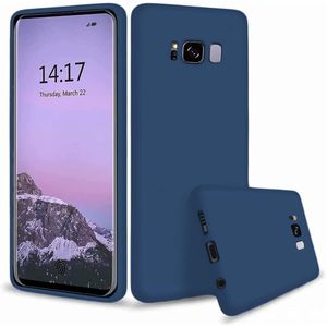 Silicone Slim Fit Cover  for Samsung Galaxy S8 - Blue