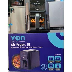 VON 5L Digital Slim Design Air Fryer – Healthy Cooking Made Easy
