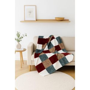 High Quality Cotton Cozy Warm Pattern Fleece Velvet Throw Blanket