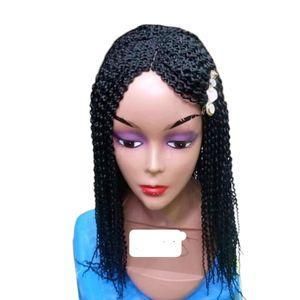 Curly braided wig 