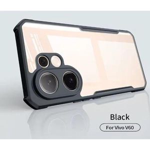 Xunod Vivo V60 Cover Shockproof Shell TPU+ Acrylic Back Ultra Transparent and Clear Phone Case/ Cover