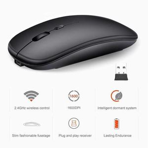 Ultrathin Wireless Mouse 2.4G Rechargeable