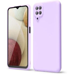 Silicone Phone Case For Samsung Galaxy A12 Full Body Protection/Shockproof/Gel Rubber/Cover Case