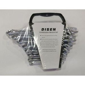 DISEN Tools 8-Piece Combination Spanner Set – Metric Wrench Kit with Carry Holder
