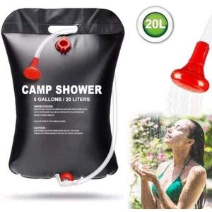20 Litres Camping Shower Bag – Portable Solar Heating Outdoor Shower for Camping, Hiking & Travel