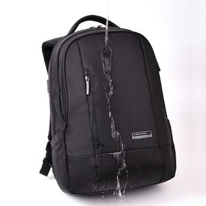 Elite Series 15.6-Inch Waterproof Laptop Backpack (KS3022W) - Water-Resistant Business & Travel Backpack, Black 
