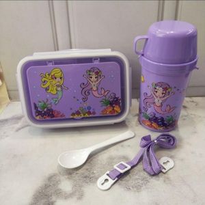Unicorn Lunch Box Water Cup Set, 3 