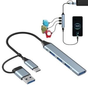 General Type-C to USB 4-in-1 Hub Docking Station