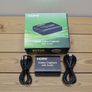 Teaching Records Video Conference HDMI Video Capture Card with Audio