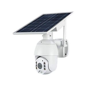 UBOX Solar Light Solar Powered SIM CARD 4G GSM PTZ 360 Camera – With 6 Batteries of 19000mAh