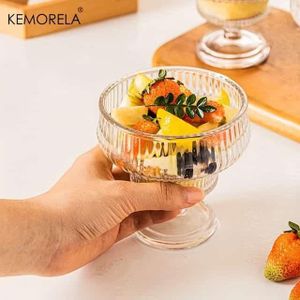 Heavy Duty Ribbed Pudding & Ice Cream Glasses - 6pc
