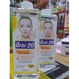 Orbi 20 Anti-marks Avocado Papaya oil Clears Pimples ,Freckles & Dark Circle-1000ml