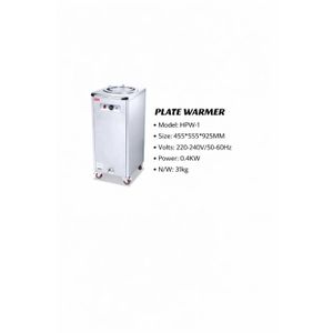 Plate Heating Cabinet Stainless Steel Electric 220V Commercial Plate Warmer 
