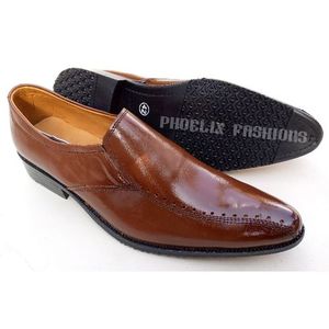 PHOELIX FASHIONS Elegant Ethiopian Leather Official Shoes.