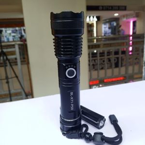 P50 LED Tactical Flashlight 2000 Lumens – USB Rechargeable Waterproof Zoom Torch