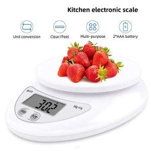 5KG Kitchen Scale 3 Units Conversion Weighing Food Clear Scale