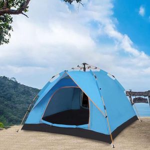 Pop-up Family Camping Tent 4-5 Persons,camping Tent For Waterproof Ventilated Removable Instant Tent, Quick Set Up Dome Tent For Outdoor Camping, Hiking
