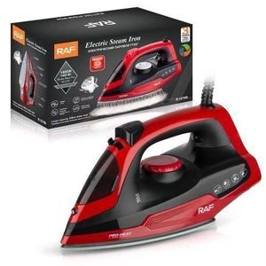 RAF  Quality Steam Iron with Non-Stick Soleplate, 1400W Fabric care, Vertical Steam, Dry & Spray Options, Adjustable Temp, Indicator Light, 200ml Tank, Self-Cleaning Function