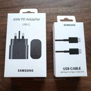 Samsung 45W USB C Power Adapter With Upto 100W (Cable C-to-C)