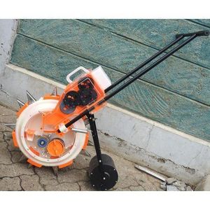 2-in-1 Manual Seed & Fertilizer Planter - Hand-Push Roller Seeder - Precision Vegetable Seeder