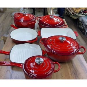 11 piece cast iron cookware set