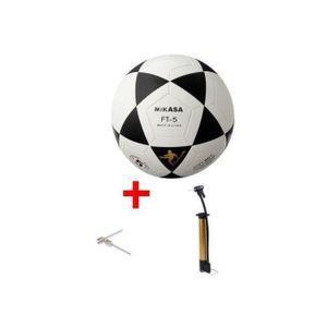 Size 5 Mikasa Leather Soccer Balls with Free Pump 