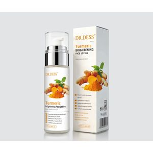 DR.DESS Turmeric Face Lotion 100ml brighten skin, fade dark spots, and reduce acne Soothes Inflammation