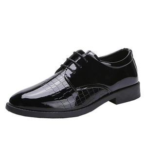 Men's Formal Shoes Tuxedo  Shoes Classic Oxfords Shie Black-EU 39