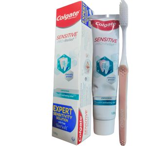 Colgate SENSITIVE Pro Relief Toothpaste With Soft Brush Akin Sensodyne Wîsdom Oral cf
