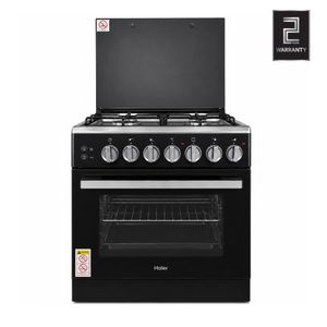 Haier 3Gas + 1 Electric 60X60 Cooker with Electric Oven - HRE6313CDRMB (2YRs WRTY)