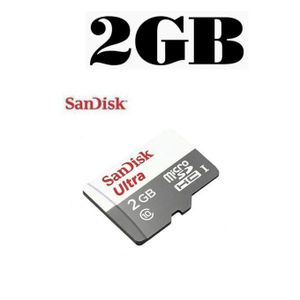 Sandisk  2GB MicroSD Memory Card Class 4 Durable Flash Storage for Phones Cameras MP3 Players Feature Phones Reliable