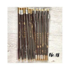 Davis 12pcs  Waterproof Lip Eyeliner Pencil Color No.018