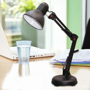 Architect Desk Lamp Adjustable E27 Clamp Table Reading Study Lighting