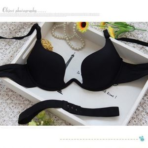 Sexy Backless Bra Lace Deep U Low Back Bralette Thin Cup Brassiere Halter  Soft Seamless Elastic Underwear Tank Tops Encaje Mujer